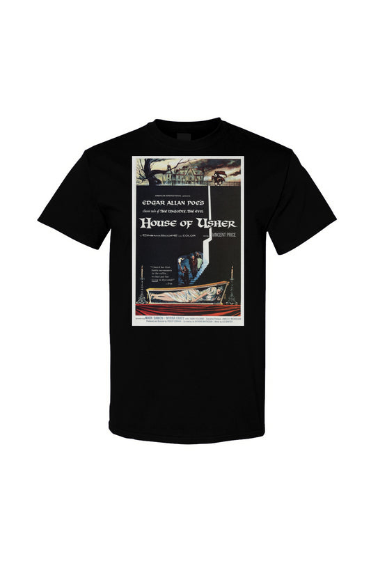 Vincent Price House of Usher Cotton Tee