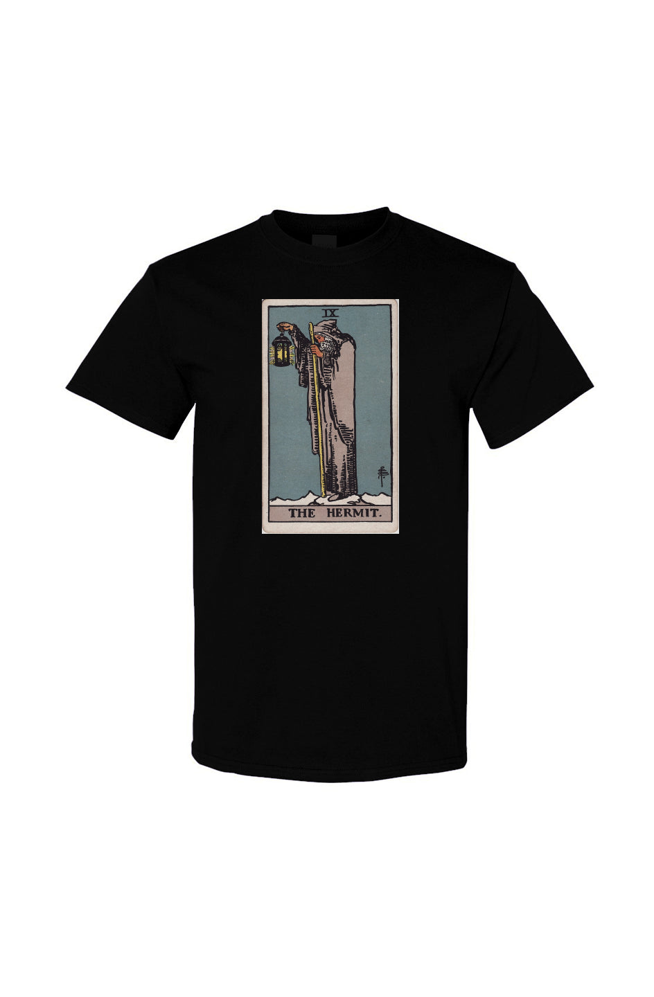 The Hermit Black Cotton Tee